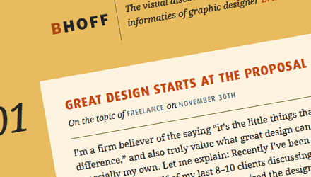 Great design starts at the proposal