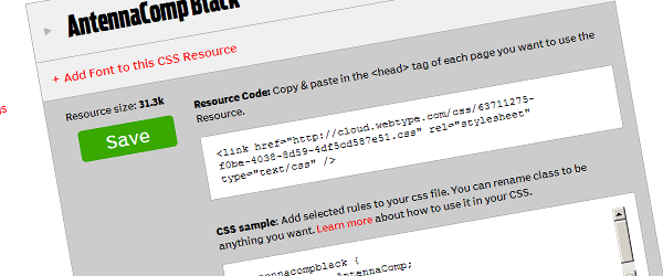 Webtype kodesnutt